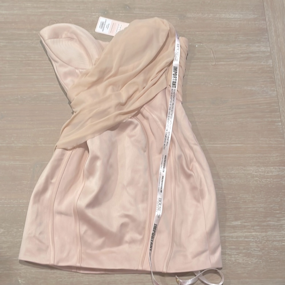 House of CB never worn small blush strapless beautiful dress